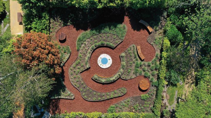 Olho interior - Jardim no Festival de jardins de ponte de lima